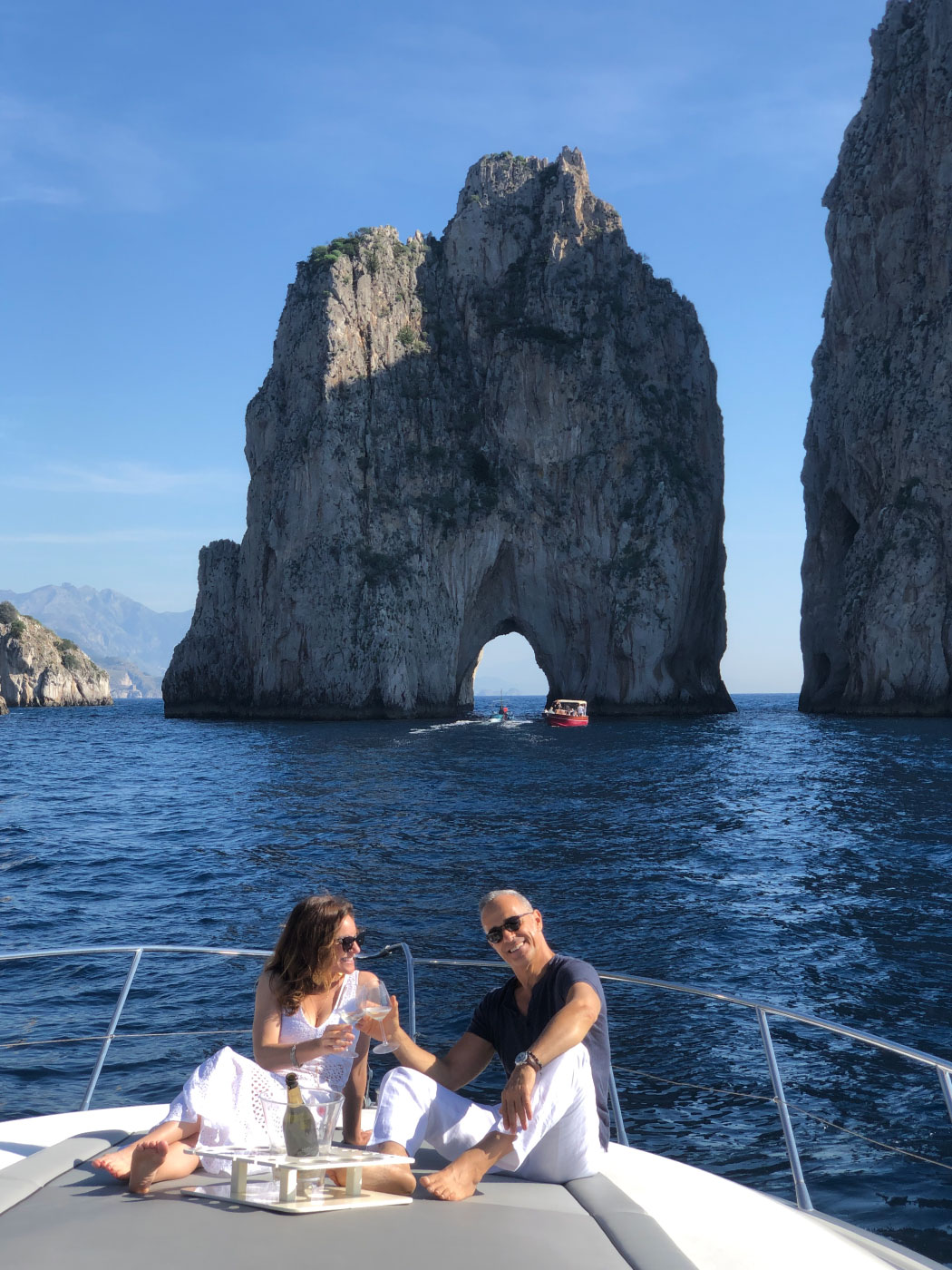 Capri private boat tour | Luxury Boats Positano