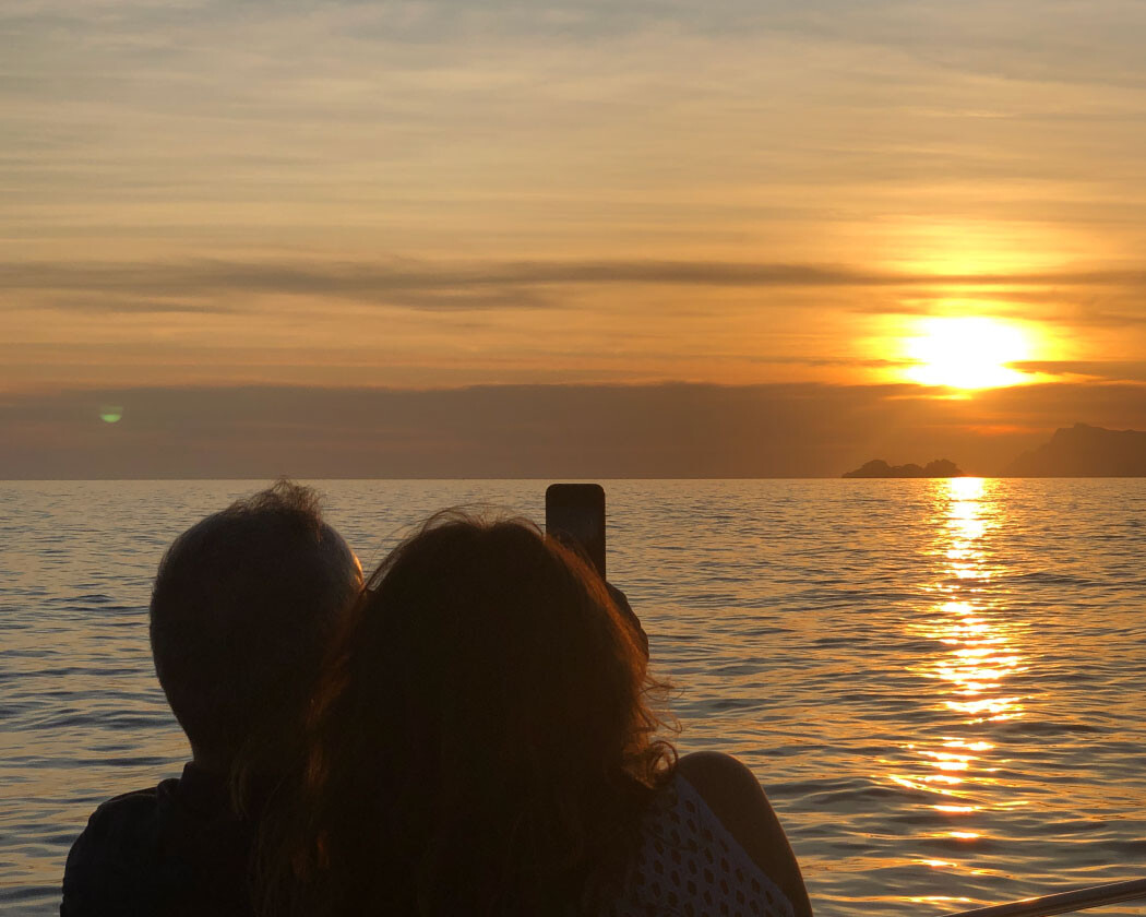 Sunset at Amalfi Coast | Private Boat Tours