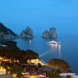 Capri by night | Luxury Boats Positano