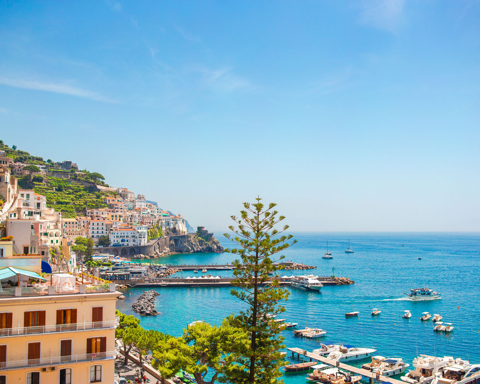 Where is Amalfi Coast, one of the most beautiful corners of Europe