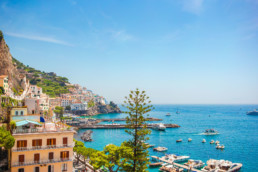 Where is Amalfi Coast, one of the most beautiful corners of Europe