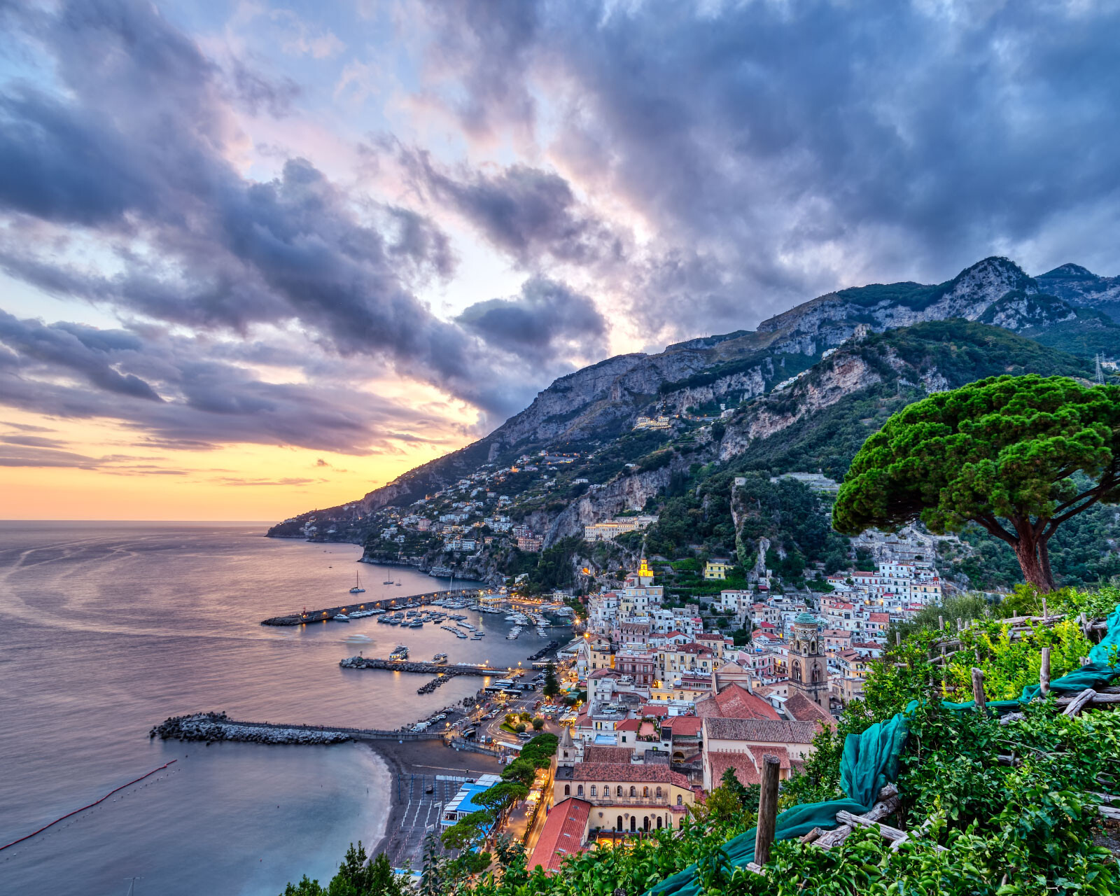 Where is Amalfi Coast, one of the most beautiful corners of Europe
