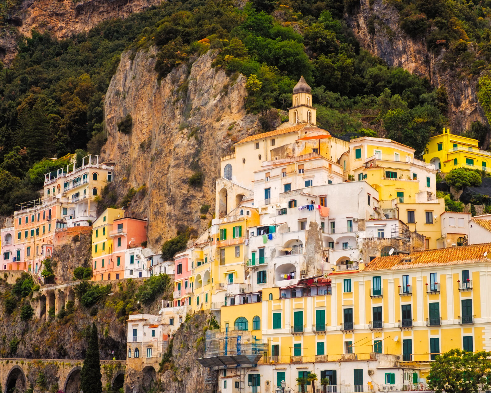 Where is Amalfi Coast, one of the most beautiful corners of Europe