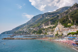 Where is Amalfi Coast, one of the most beautiful corners of Europe